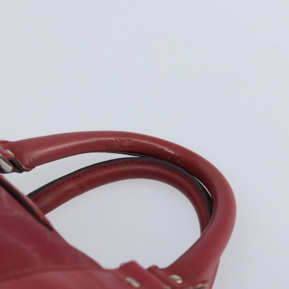 GUCCI GG Implementation Boston Bag PVC Silver Pink 193603 Auth 160604 - Picture 8 of 16